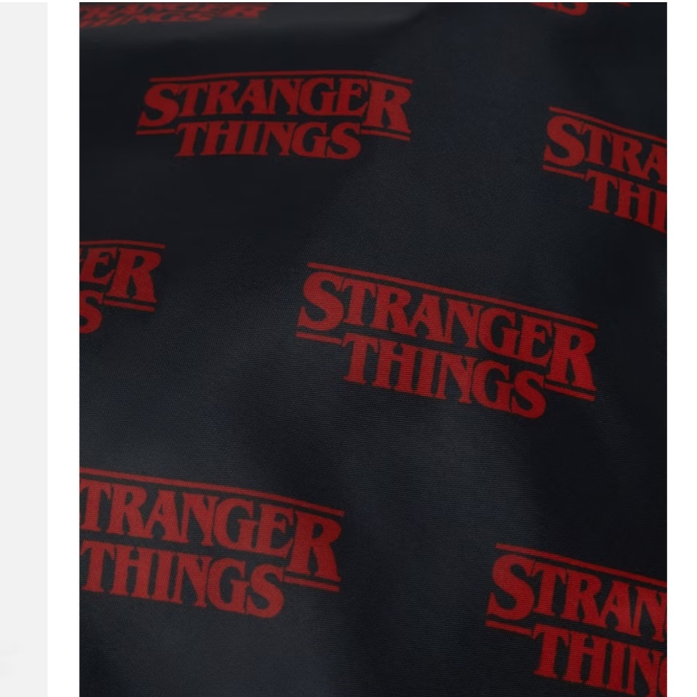 Stranger Things x Primark Black Foldaway Bag - Picture 4 of 4